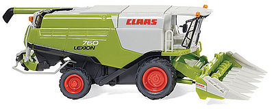 Wiking Claas Lexion 760 Combine w/Conspeed Corn Head HO Scale Model Railroad Vehicle #38911