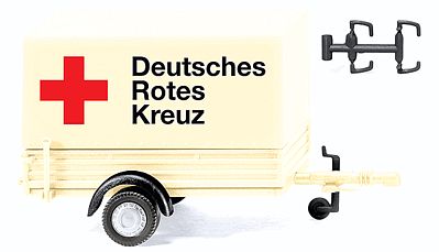 Wiking German Red Cross Trailer - HO-Scale