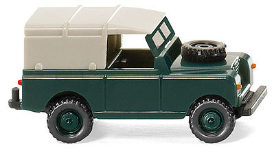 Wiking Land Rover Blue-Green N Scale Model Railroad Vehicle #92302