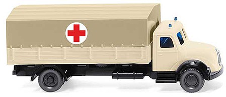 Wiking German Red Cross Flatbed - N-Scale