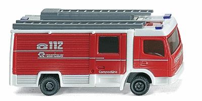 Wiking Rosenbauer Compactline LF10/6 CL Closed Cab Engine N Scale Model Railroad Vehicle #96401