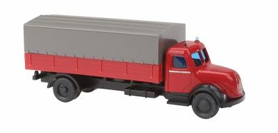 Wiking Magirus Canvas Covered Flatbed Truck N Scale Model Railroad Vehicle #96501