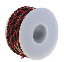 Wire-Works #20 Gauge 2-Conductor Hookup Wire 25' (black & red) Model Railroad Hook-Up Wire #220100250