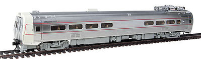 WKW Metroliner 4-Car Set - Snack Bar, Parlor & 2 Coaches - Tsunami(R) Sound & DCC Pennsylvania (As-Delivered) Penn Central & Amtrak Patches