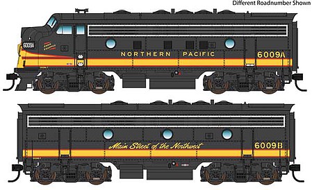 WalthersMainline EMD F7 A-B Set - ESU Sound & DCC Northern Pacific ...