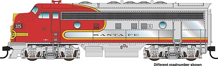 WalthersMainline EMD F7 A - ESU Sound and DCC - Santa Fe #328L HO Scale Model Train Diesel Locomotive #19963