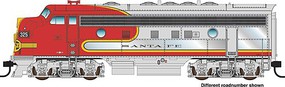 WalthersMainline EMD F7 A ESU Sound and DCC Santa Fe #328L HO Scale Model Train Diesel Locomotive #19963