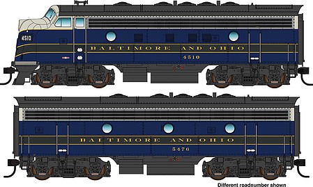 WalthersMainline EMD F7 A-B Set ESU Sound And DCC - B&O #4536, #5496 HO ...