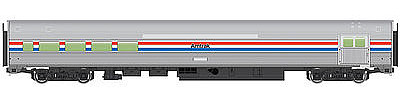WalthersMainline 85 Budd Baggage-Lounge Amtrak HO Scale Model Train Passenger Car #30051