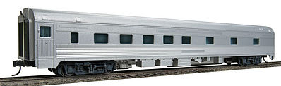 WalthersMainline 85 Budd 10-6 Sleeper Painted Unlettered (Silver) HO Scale Model Train Passenger Car #30100