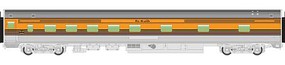 WalthersMainline 85' Budd 10-6 Sleeper Denver & Rio Grande Western(TM) HO Scale Model Train Passenger #30114