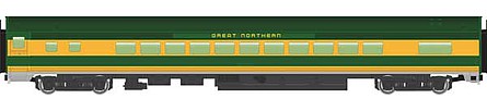 WalthersMainline 85 Budd Small-Window Coach Car - Great Northern HO Scale Model Train Passenger Car #30209