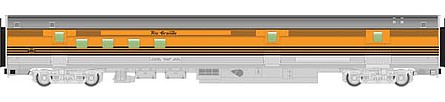 WalthersMainline 85 Budd Baggage-Railway Post Office DRGW HO Scale Model Train Passenger Car #30314