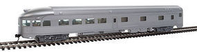 WalthersMainline 85' Budd Observation Painted and Unlettered HO Scale Model Train Passenger Car #30350