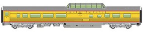 WalthersMainline 85' Budd Dome Coach Car Union Pacific(R) HO Scale Model Train Passenger Car #30404