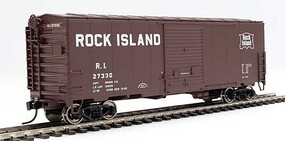 WalthersMainline 40' ACF Modernized Welded Boxcar Rock Island #27330 HO Scale Model Train Freight Car #45045