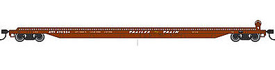 WalthersMainline 75 Piggyback Flatcar Trailr Train ATTX #470504 HO Scale Model Train Freight Car #5219