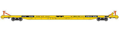 WalthersMainline 89 Channel Side Flatcar Trailer Train KTTX #150132 HO Scale Model Train Freight Car #5706
