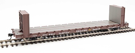WalthersMainline 60 Pullman-Standard Bulkhead Flatcar - Trailer Train #91913 HO Scale Model Train Freigh #5845