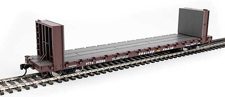 WalthersMainline 60 Pullman-Standard Bulkhead Flatcar - Trailer Train #90566 HO Scale Model Train Freigh #5873