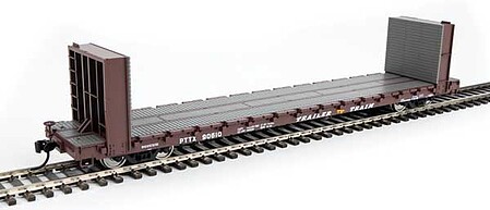 WalthersMainline 60 Pullman-Standard Bulkhead Flatcar - Trailer Train #90610 HO Scale Model Train Freigh #5875