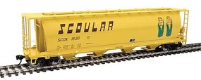 WalthersMainline 59' Cylindrical Hopper Scoular SCOX #1530 HO Scale Model Train Freight Car #7861