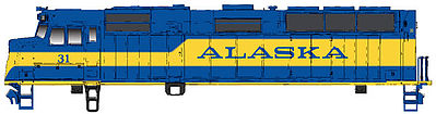 WalthersMainline EMD F40PH Alaska Railroad #31 HO Scale Model Train ...