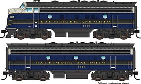 Baltimore & Ohio HO Scale Model Train Diesel Locomotives