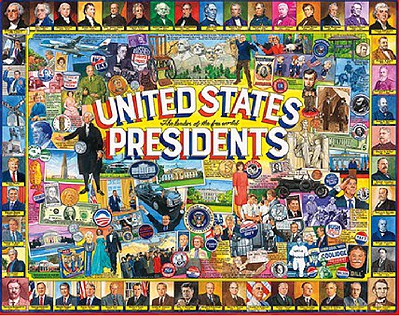 WhiteMount United States Presidents Collage Puzzle (1000pc)