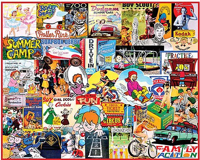 WhiteMount Things I Did As A Kid Collage Puzzle (1000pc)