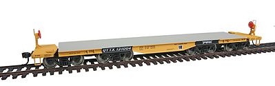 Walthers 66' Heavy-Duty 4-Truck Flatcar - Ready to Run