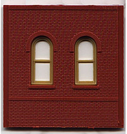 Woodland DPM Dock Level Arch Window (4) HO Scale Model Railroad Building Accessory #30103