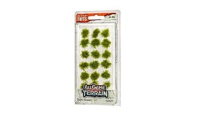Woodland Game Terrain Dark Green Tufts