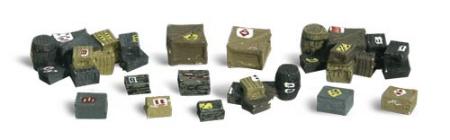 Woodland Assorted Crates HO Scale Model Railroad Building Accessory #a1855