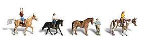 Woodland Horseback Riders N Scale Model Railroad Figure #a2159