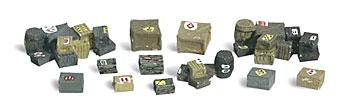 Woodland Assorted Crates N Scale Model Railroad Building Accessory #a2162
