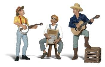 Woodland Scenic Accents(R) Figures Pickin & Grinnin G Scale Model Railroad Figure #a2546
