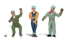 Woodland Scenic Accents(R) Figures Idling Engineers G Scale Model Railroad Figure #a2547