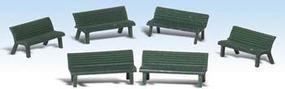 Woodland Park Benches O Scale Model Railroad Building Accessory #a2758
