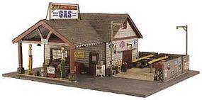 Built-N-Ready Ethyls Gas/Service N Scale Model Railroad Building #br4935