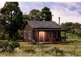 Woodland N Built-N-Ready Rustic Cabin LED Lighted