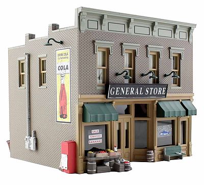 Woodland Built & Ready Lubeners General Store HO Scale Model Railroad Building #br5021