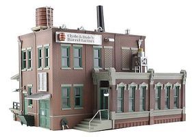 Clyde/Dales Barrel Factory HO Scale Model Railroad Building #br5026
