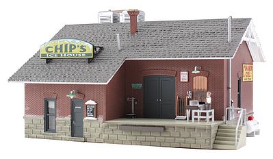Woodland Chips Ice House HO Scale Model Railroad Building #br5028