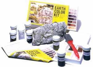 Woodland Earth Color Kit 8 Colors 1 oz. Model Railroad Scenery Supply #c1215