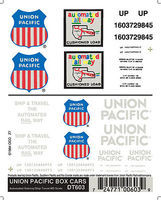 Woodland Union Pacific Boxcar Decals HO Scale Model Railroad Decal #dt603