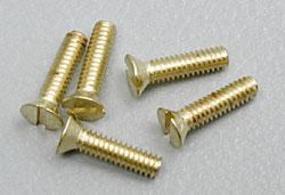 Woodland Flat Head Screws 0-80 1/4 (5)