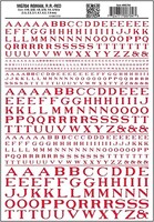Woodland Roman R.R. Letters