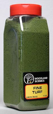 Woodland Turf Fine Green Grass 32 oz Model Railroad Grass Earth #t1345