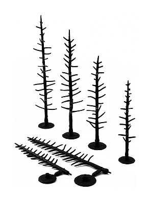 Woodland Scenic Accents Assembled Tree Armaturs 2.5 - 4 (70) Model Railroad Tree #tr1124